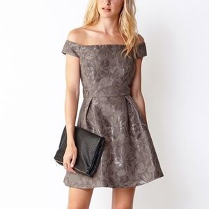 HOST PICK Brocade Cocktail Party Dress